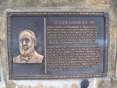 George M. Landers Marker image. Click for full size.