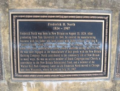 Frederick H. North Marker image. Click for full size.