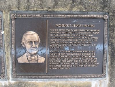 Frederick T. Stanley Marker image. Click for full size.