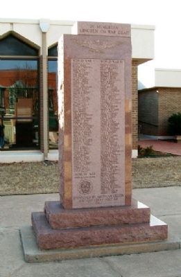 Lincoln County War Memorial image. Click for full size.