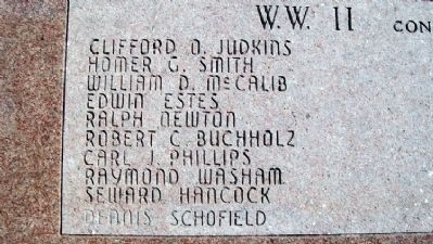 Lincoln County War Memorial Honor Roll image. Click for full size.