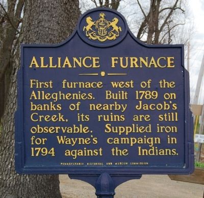 Alliance Furnace Marker image. Click for full size.
