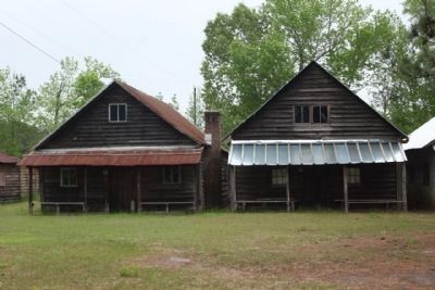 Cypress Methodist Camp Ground rough-hewn cabins image. Click for full size.