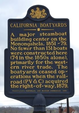 California Boatyards Marker image. Click for full size.