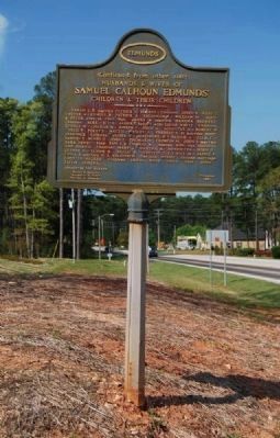 Samuel Calhoun Edmunds Marker image. Click for full size.