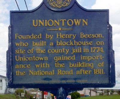 Uniontown Marker. Click for full size. Uniontown Marker image. Click for full size.