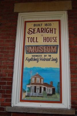 Searight’s Tollhouse Sign. Click for full size. Searight’s Tollhouse Sign image. Click for full size.