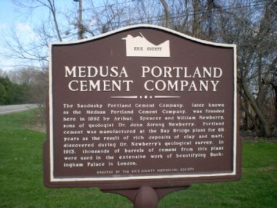 Medusa Portland Cement Company Marker image. Click for full size.