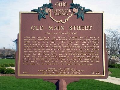 Old Main Street Marker image. Click for full size.