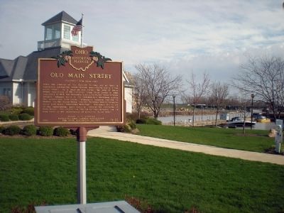 The Wright House and the Underground Railroad/Old Main Street Marker image. Click for full size.