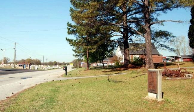 S.J. Workman Highway and Marker -<br>Looking West from the Marker image. Click for full size.