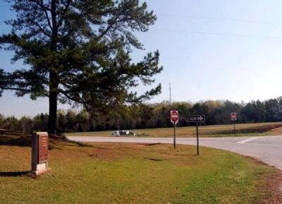 S.J. Workman Highway and Marker -<br>Looking East from the Marker image. Click for full size.
