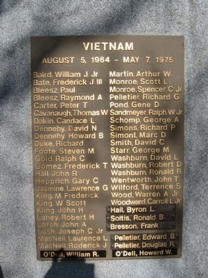 Cornwall Korea – Vietnam Veterans Monument image. Click for full size.