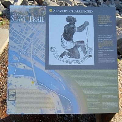 Slavery Challenged Marker. Click for full size. Slavery Challenged Marker image. Click for full size.