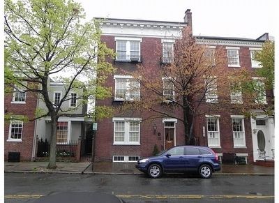 Former Alexandria Gazette building at 310 Prince St.. Click for full size. Former Alexandria Gazette building at 310 Prince St. image. Click for full size.