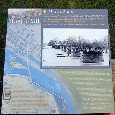 Mayo's Bridge Marker image. Click for full size.