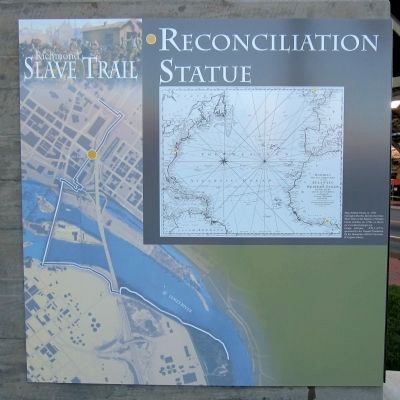 Reconciliation Statue Marker (south panel) image. Click for full size.
