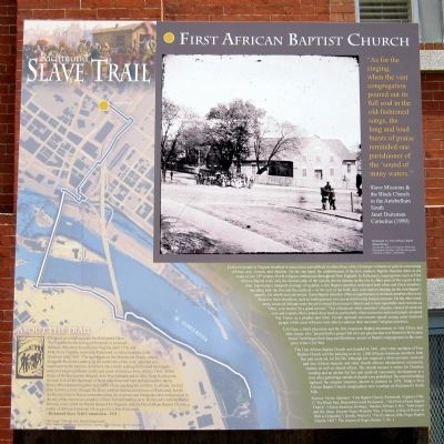 First African Baptist Church Marker image. Click for full size.