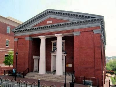 First Baptist Church. Erected 17980. Rebuilt 1876. image. Click for full size.