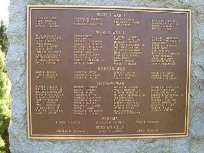 Falls Village Veterans Monument image. Click for full size.