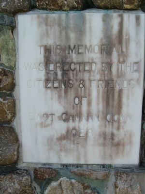East Canaan Veterans Monument. Click for full size. East Canaan Veterans Monument image. Click for full size.