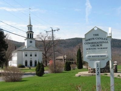 The North Canaan Congregational Church image. Click for full size.