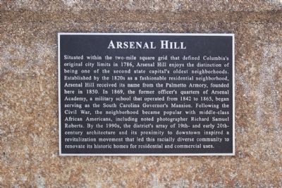 Arsenal Hill Marker image. Click for full size.