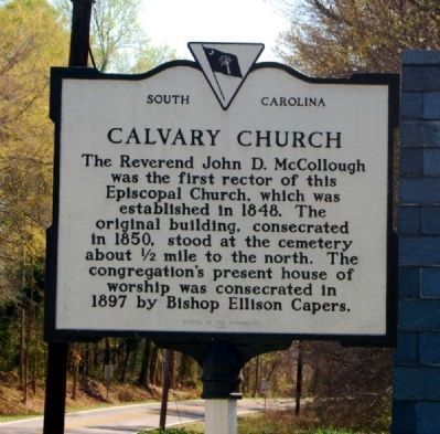 Calvary Church Marker image. Click for full size.