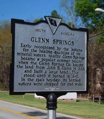 Glenn Springs Marker image. Click for full size.
