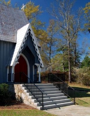 Calvary Church Sanctuary Entrance image. Click for full size.