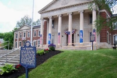 McKean County Marker in front of Courthouse image. Click for full size.
