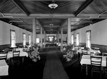 Glenn Springs Hotel -<br>Interior Dining Room image. Click for full size.