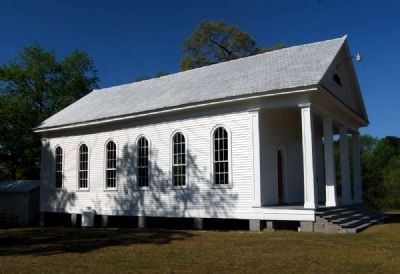 Spann Methodist Church -<br>East Elevation image. Click for full size.