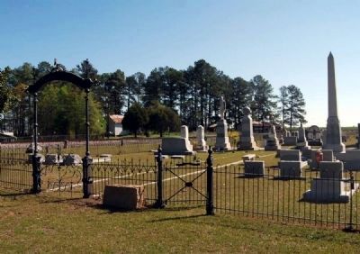 Spann Methodist Church Cemetery -<br>Ward-Satcher Section image. Click for full size.