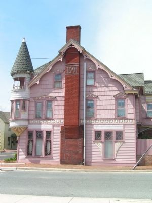 Side view with 1891 and 1783 visible in brick.. Click for full size. Side view with 1891 and 1783 visible in brick. image. Click for full size.