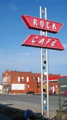 Rock Cafe Sign image. Click for full size.