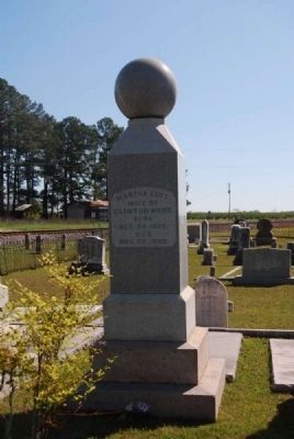 Martha Lott Tombstone image. Click for full size.