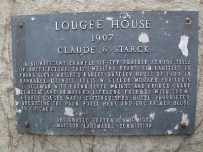 Lougee House Marker image. Click for full size.
