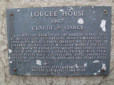 Lougee House Marker image. Click for full size.