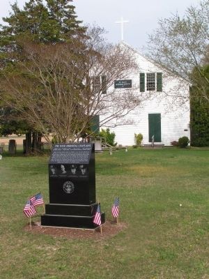 Marker on Grounds of Old Spring Hill Church image. Click for full size.