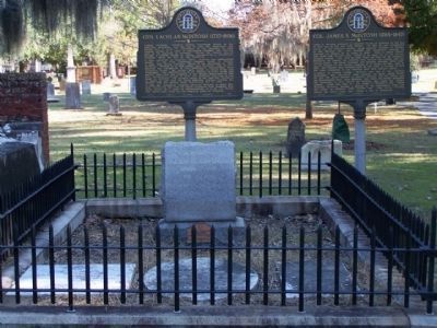 Colonial Park, Lachlan McIntosh, Georgia's ranking Continental officer in the American Revolution, image. Click for full size.