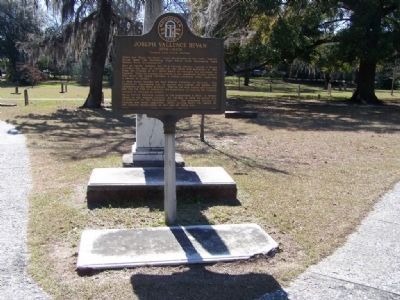 Colonial Park, Georgia's First Official Historian, Joseph Vallence Bevan image. Click for full size.