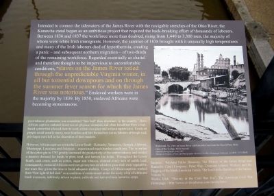 Kanawha Canal Marker (right panel). Click for full size. Kanawha Canal Marker (right panel) image. Click for full size.