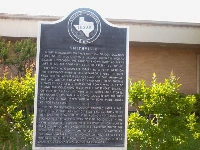 Smithville Marker. Click for full size. Smithville Marker image. Click for full size.