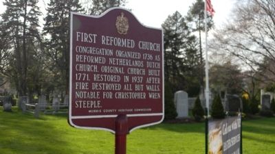 First Reformed Church Marker. Click for full size. First Reformed Church Marker image. Click for full size.
