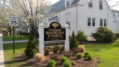 First Reformed Church Sign image. Click for full size.