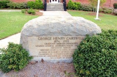George Henry Carswell Marker image. Click for full size.