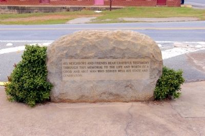 George Henry Carswell Marker Reverse image. Click for full size.
