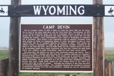 Camp Devin Marker image. Click for full size.