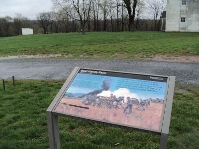 Marker at the Best Farm. Click for full size. Marker at the Best Farm image. Click for full size.